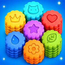 Hexa Pile: Color Stack Sort 아이콘